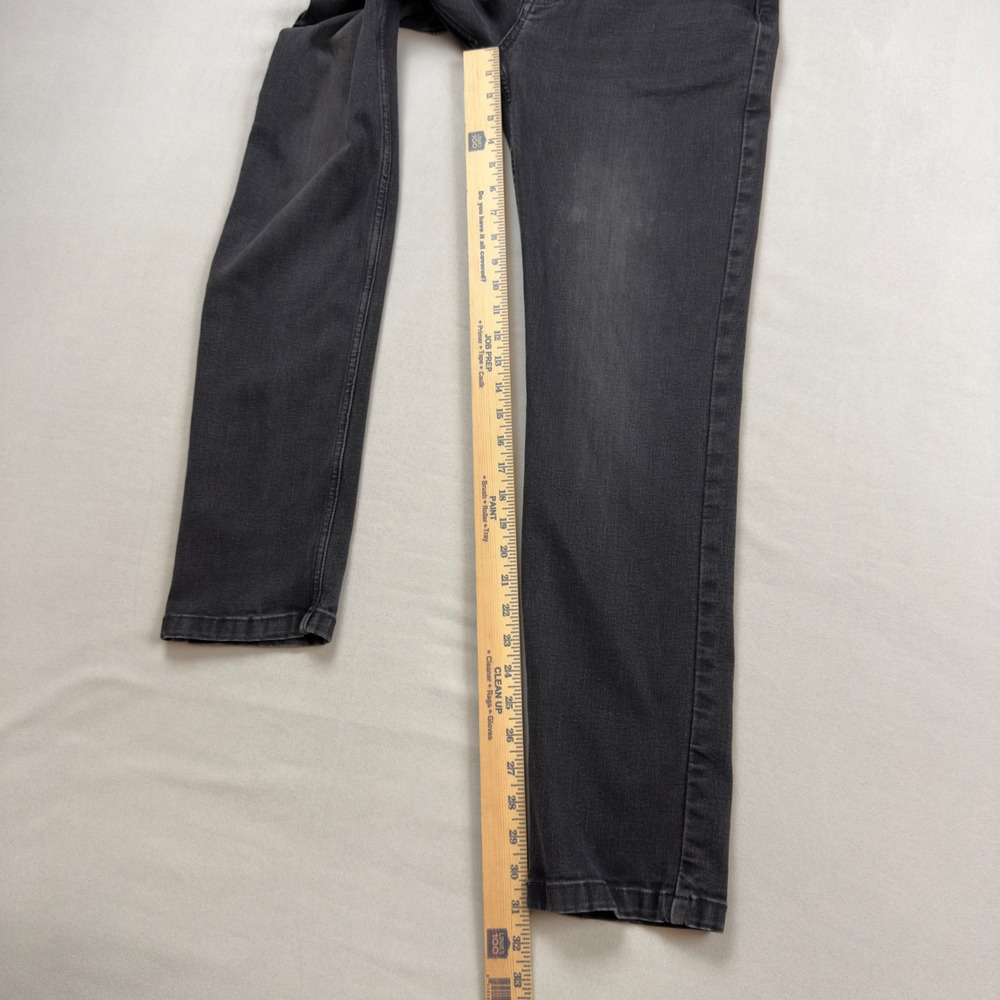 Mugsy Mags Mens Faded Black Slim Straight Stretch Jeans FLX4NKG-32X32‎ - Picture 4 of 9